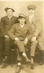 Portrait of Three young men